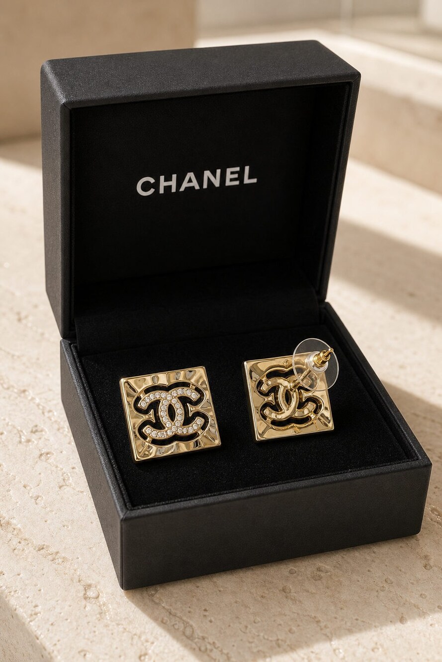 CHANEL Classic Parisian Earrings Style 17 | New with Box - Picture 5 of 9